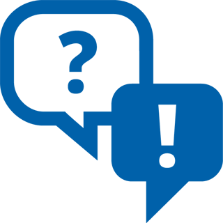 &Iacute;cone de perguntas frequentes