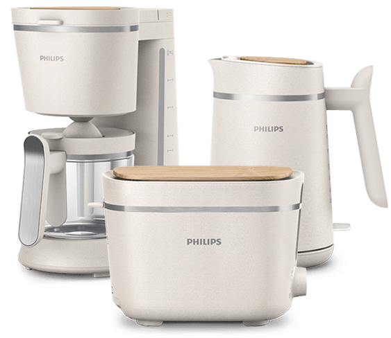 Philips Eco Conscious Edition, conjunto de pequeno-almo&ccedil;o